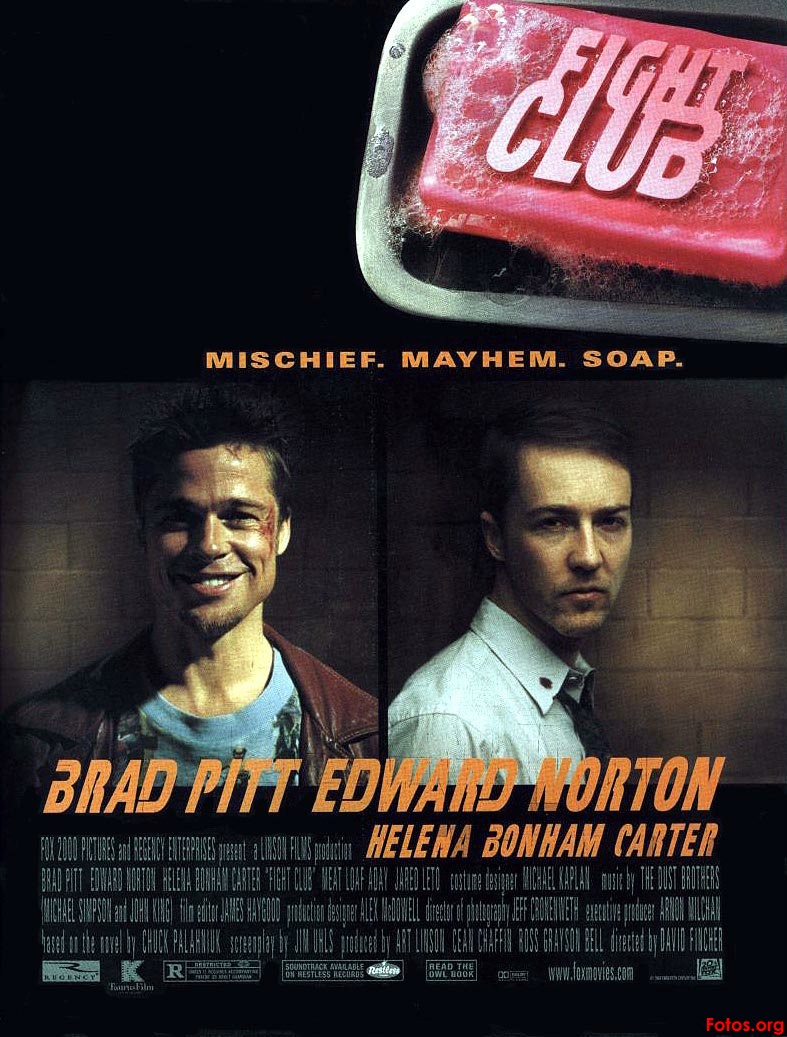 Fight Club Poster - Tyler and Ed Rules