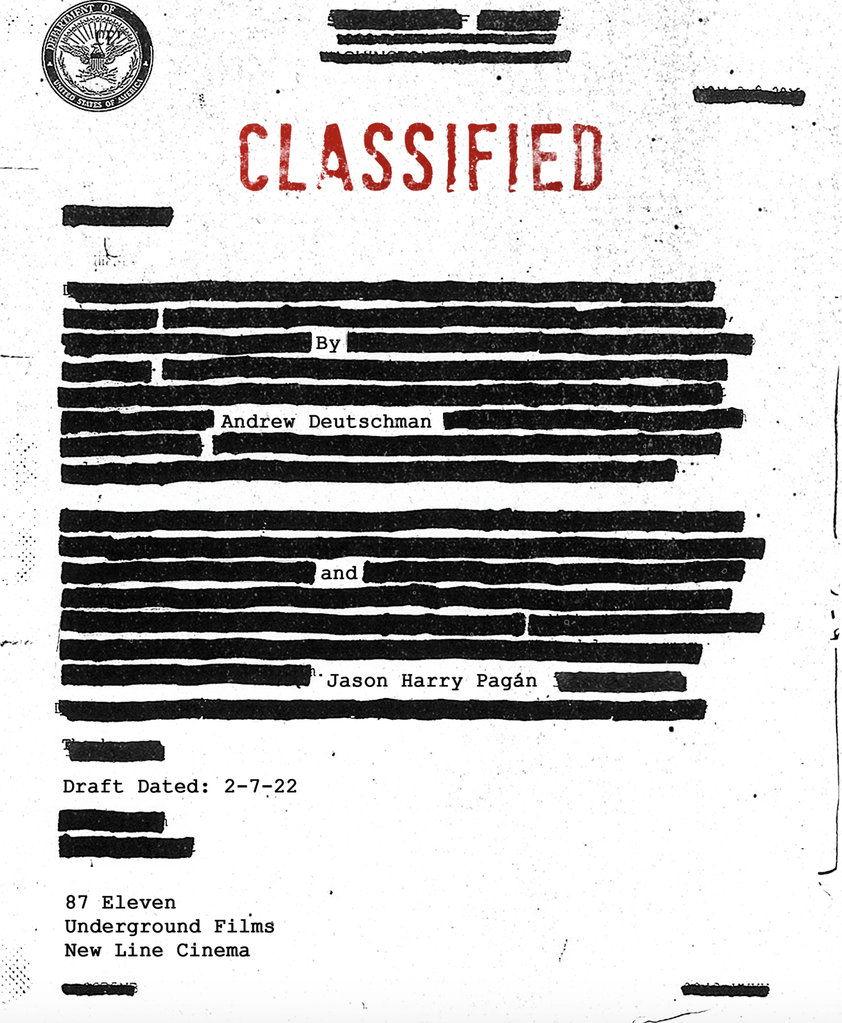 Screenplay Review – Classified