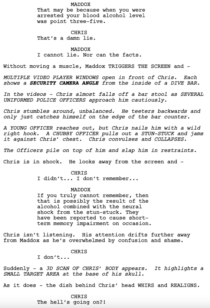 Screenplay Review – Return to Sender