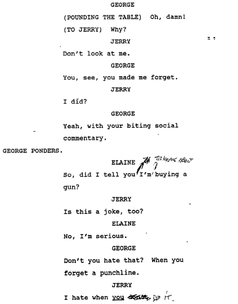 TV Episode Script Review – The Bet (Unmade Seinfeld Episode)