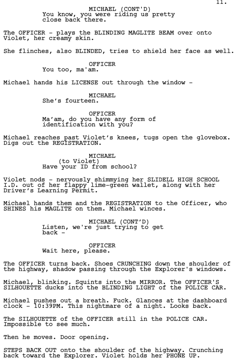 Screenplay Review – Vanished